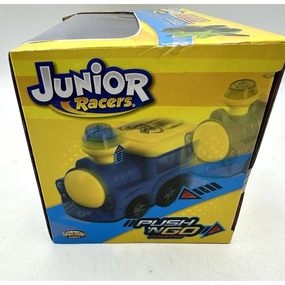 Helicopter & Tugboat Push 'n Go Junior Racers Ages 2+ NEW IN BOX